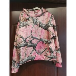 Pre-owned AKIMBO Womens Tree Print Hoodie | Trendy Streetwear Size M